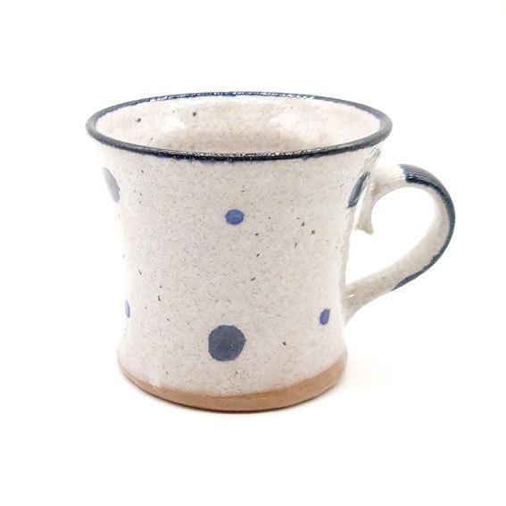 美濃焼 てんてん マグカップ 水玉 ドット シンプル 陶器 和食器 焼き物
