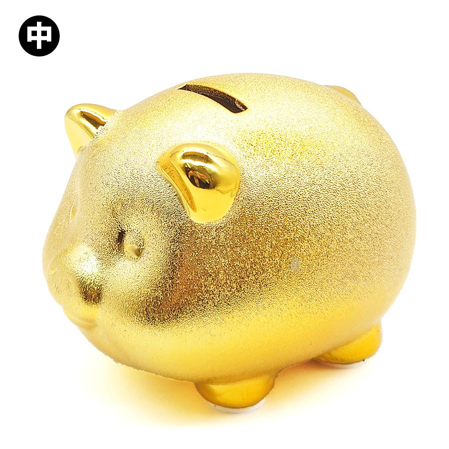 貯金箱 ぶた 金 中 豚 置物 ゴールド 金運 風水 金色 ブタ インテリア