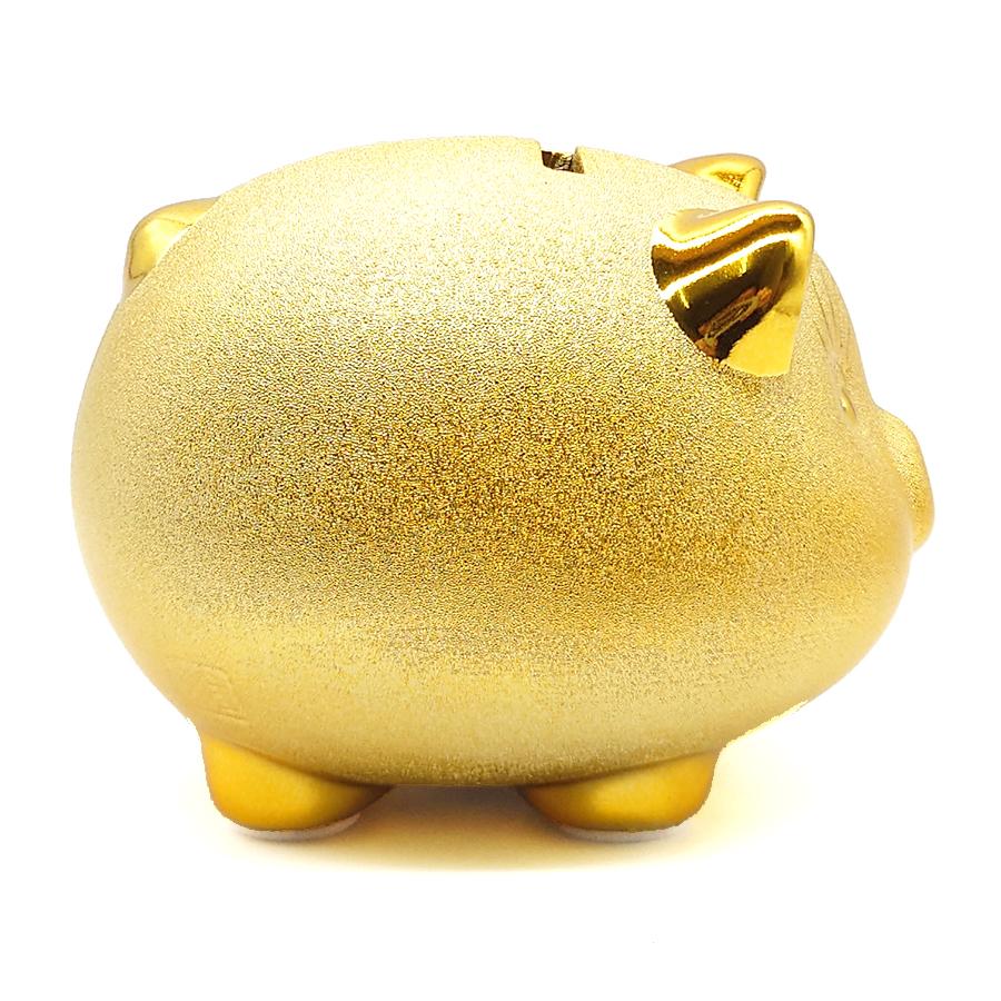 貯金箱 ぶた 金 富士山 桜 ジャパン 豚 置物 ゴールド 金運 風水 金色