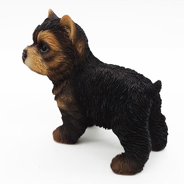 犬 置物 ヨークシャテリア 仔犬 玄関 小さい かわいい リアル