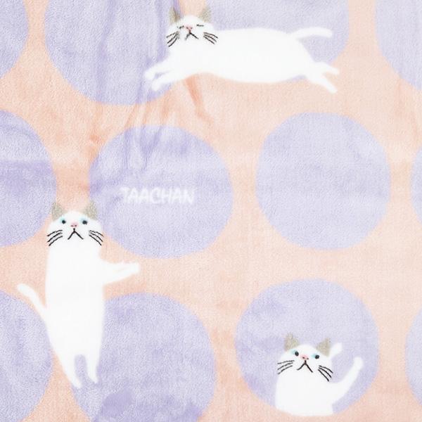 FRIENDSHILL（フレンズヒル） ブランケット ひざ掛け ボア付 猫 ネコ