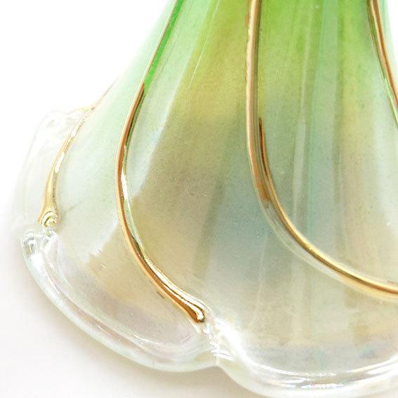 ニデックインスツルメンツ ガラス天使 オルゴール スパイラル柄 大