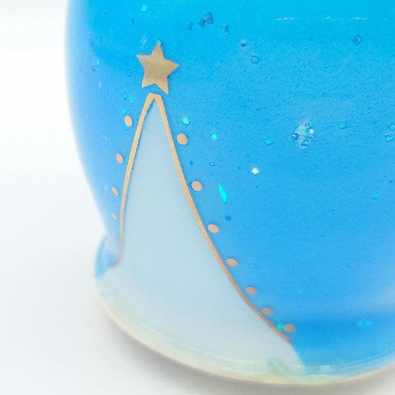 ニデックインスツルメンツ ガラス天使 オルゴール 空シリーズ 青空