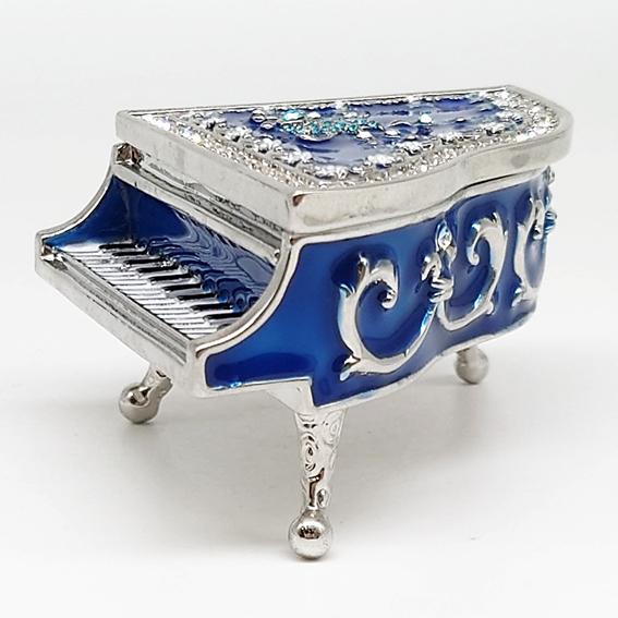 ニデックインスツルメンツ グランドピアノ オルゴール ブルー 青