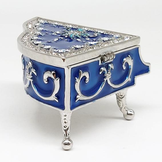 ニデックインスツルメンツ グランドピアノ オルゴール ブルー 青