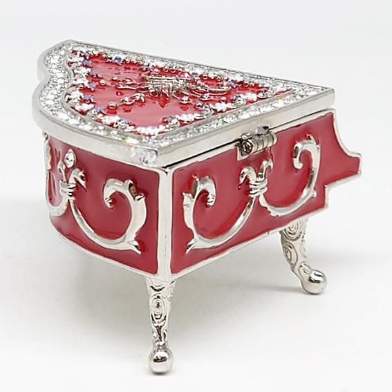 ニデックインスツルメンツ グランドピアノ オルゴール レッド 赤