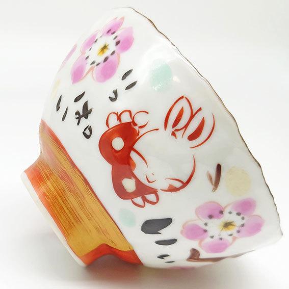 レア 未使用 大人気 夕立窯 和食器うさぎ 和風陶器の鉢 深皿 花柄 レア 未使用 大人気 夕立窯 和食器うさぎ 和風陶器の鉢 深皿 花