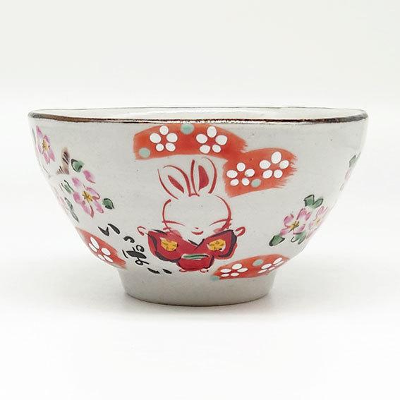 レア 未使用 大人気 夕立窯 和食器うさぎ 和風陶器の鉢 深皿 花柄 レア 未使用 大人気 夕立窯 和食器うさぎ 和風陶器の鉢 深皿 花