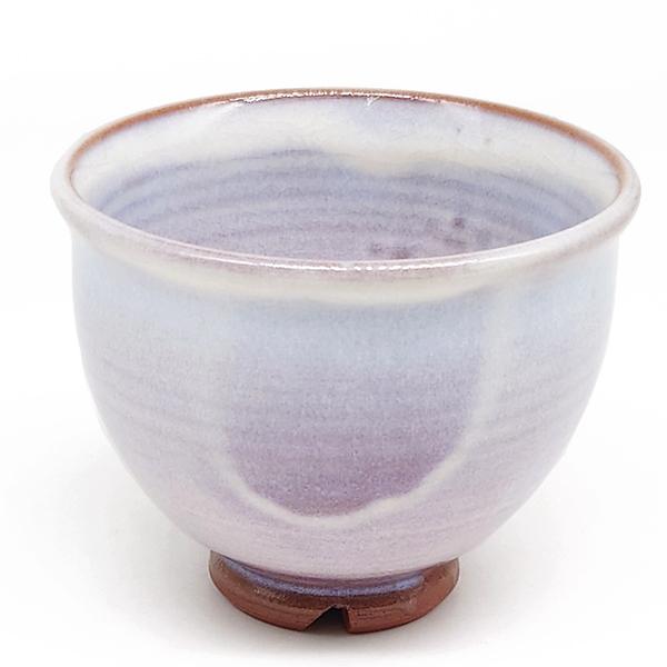 萩焼 湯呑 急須 茶器揃 梅鉢草 木箱入     湯呑み お茶碗 茶碗 紫 陶器 和食器 焼き物 日本製 新築祝い おしゃれ かわいい_6