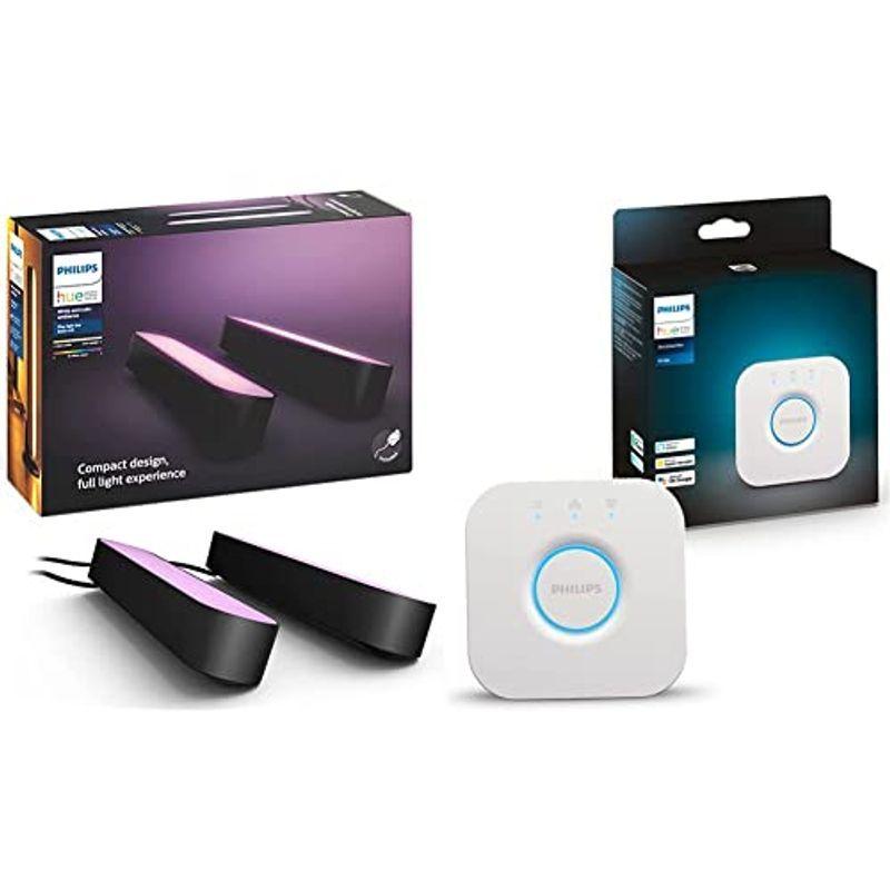 セット買いPhilips Hue(フィリップスヒュー) バーライトLED スマートLED Alexa対応 RGB ゲーミングライト 間接照明 豪奢な