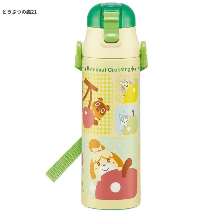 スケーター 水筒 キッズ 直飲み 580ml SDC6N 子供 おしゃれ ステンレス ワンタッチ ボトル 保冷専用 マグ ランチグッズ｜irodorikukan｜34