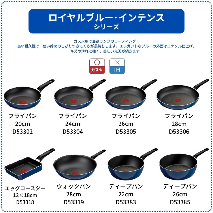 T-fal（ティファール） ロイヤルブルー・インテンス フライパン 20cm
