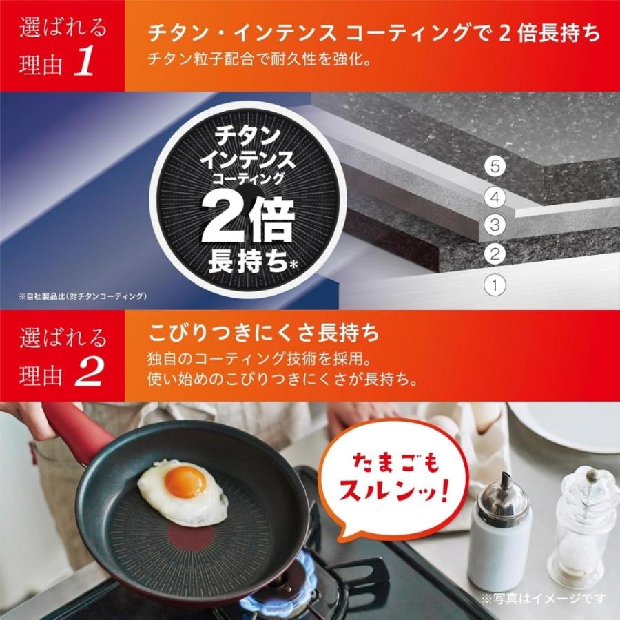 T-fal（ティファール） ロイヤルブルー・インテンス ウォックパン 28cm