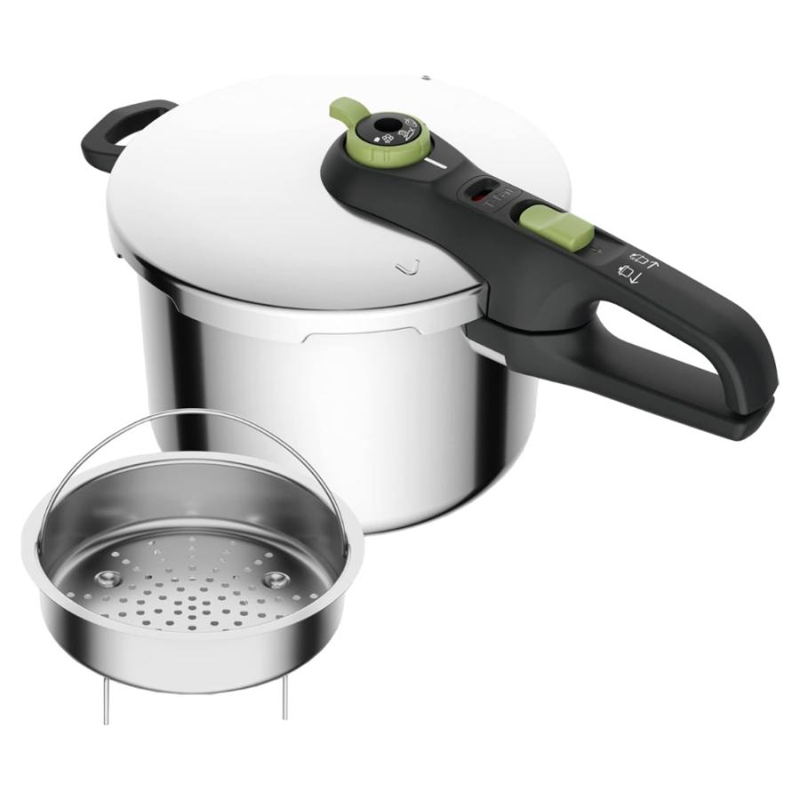 T-fal 圧力鍋 T-fal（ティファール） 圧力鍋 セキュア トレンディ 6.2L P2580704 ih
