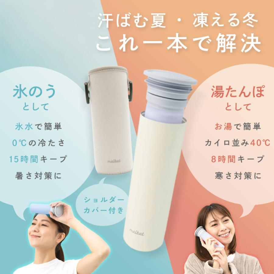 melket ひえぽかスティック カバー 2点セット PEA-01 アイスパック