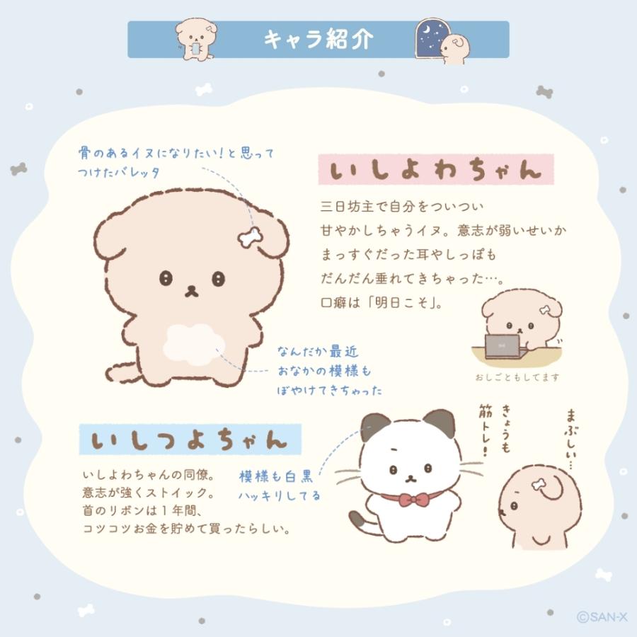 San-X（サンエックス） いしよわちゃん ぬいぐるみ MO88801