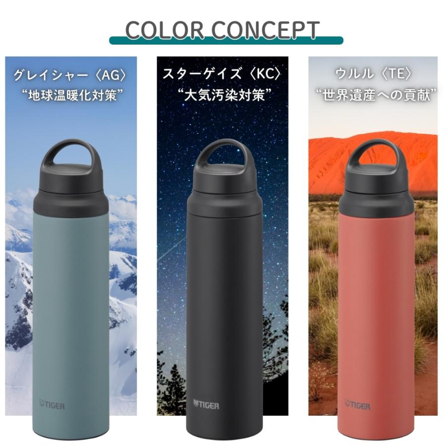 タイガー魔法瓶 水筒 800ml 真空断熱ボトル MCZ-G080 直飲み 軽量 保温