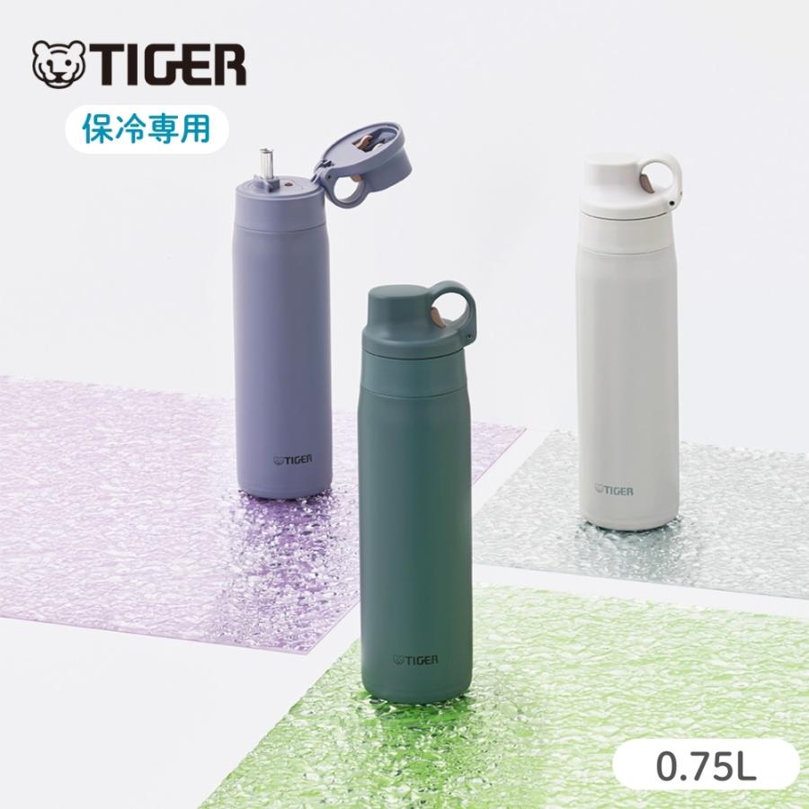 タイガー魔法瓶 真空断熱ボトル MTS-W075 水筒 750ml 保冷 ストロー