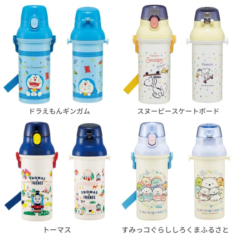 スケーター 抗菌直飲プラボトル 水筒 キッズ 直飲み 480m PSB5SANAG