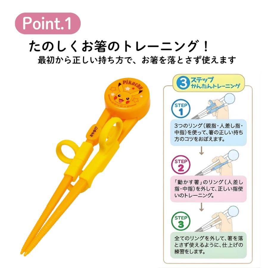 スケーター ADXT1 デラックストレーニング箸 お箸 右利き用 メール便