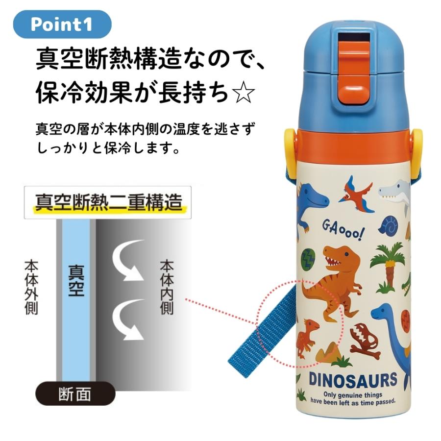 スケーター 2026 SDC4 水筒 470ml 超軽量ダイレクトボトル キッズ 直
