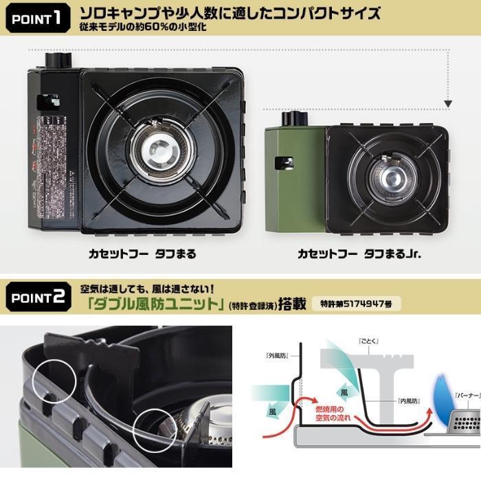 Iwatani（イワタニ） カセットフー タフまるJr. CB-ODX-JR 小型