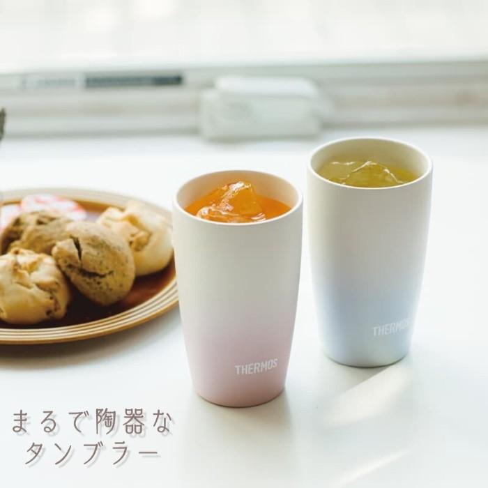 THERMOS（サーモス） タンブラー 保温 保冷 陶器調 水筒 おしゃれ