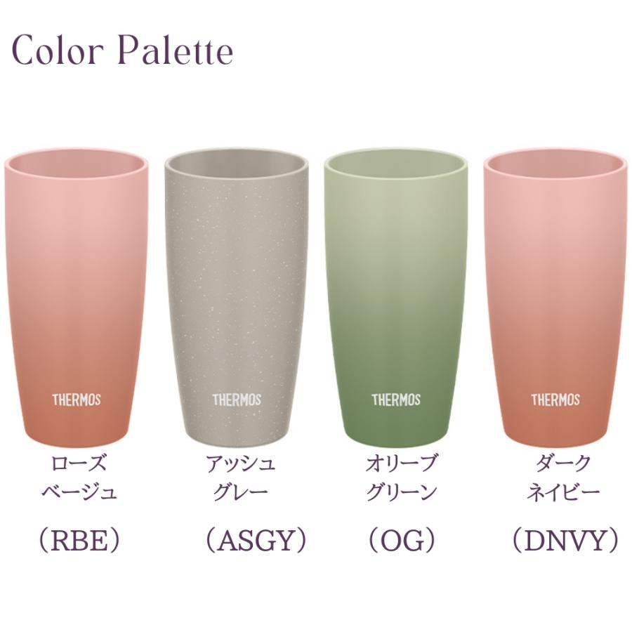 THERMOS（サーモス） 陶器調 真空断熱タンブラー 食洗機対応 汚れ付き