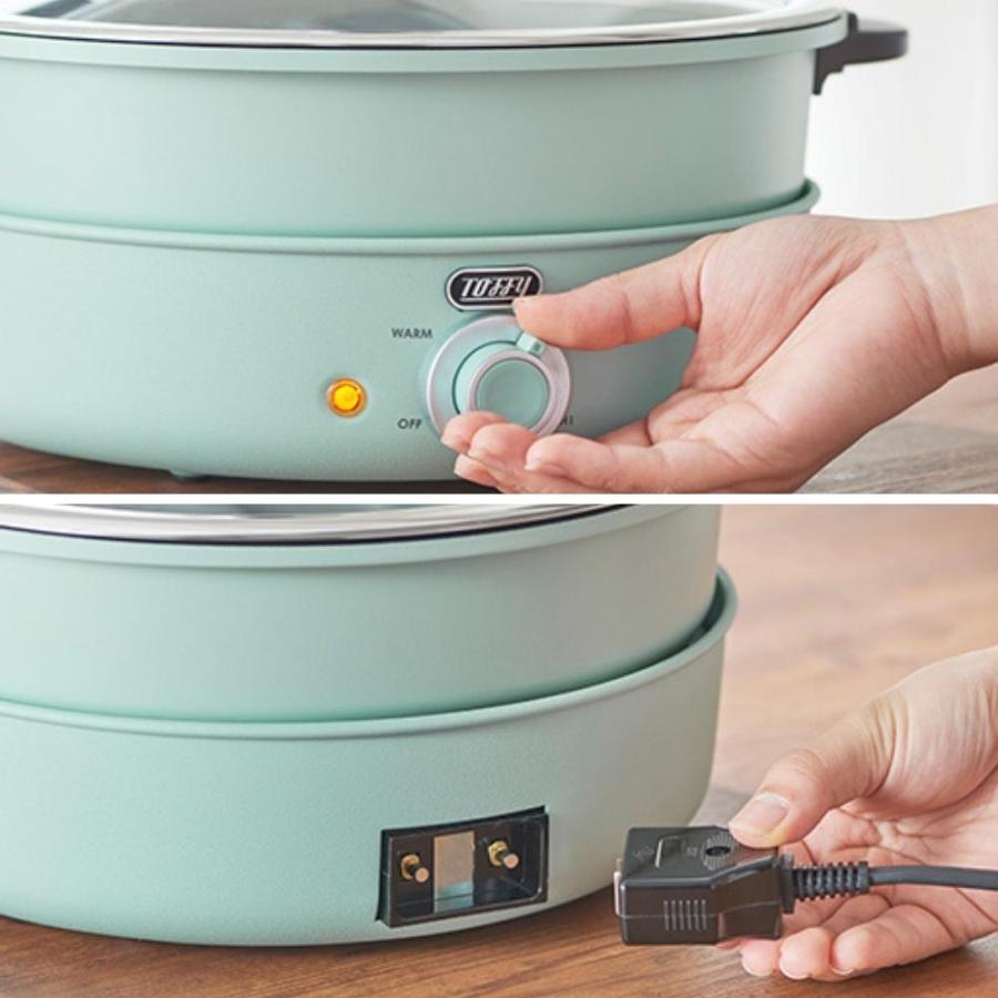 Toffy トフィー 電気グリル鍋 K-HP2 たこ焼き ホットプレート 鍋