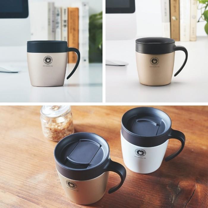 アスベル おしゃれ マグカップ ステンレス 蓋付き フタ付 330ml Mg