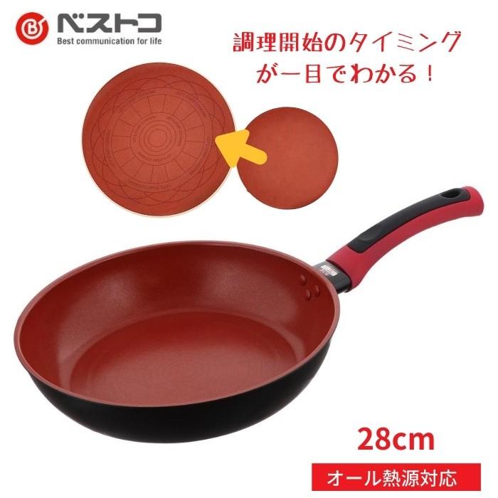 フライパン Ih 28cm おしゃれ デリシャスサイン Nd 4453 ギフト Ih ガス火対応 ベストコ Nd4453 彩り空間 通販 Yahoo ショッピング