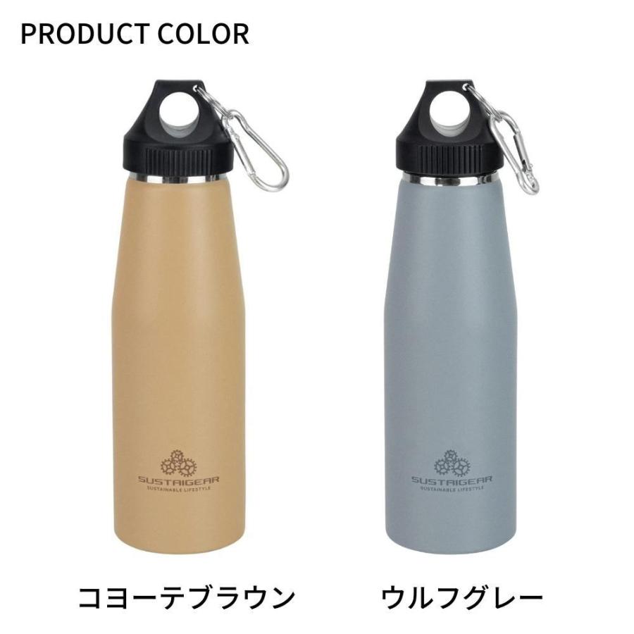 サスティギア 水筒 マグボトル380ml RH-1621 RH-1622 ステンレス 直飲み スクリュー 保温 保冷 ステンレスボトル ステンレスマグ アウトドア キャンプ｜irodorikukan｜10