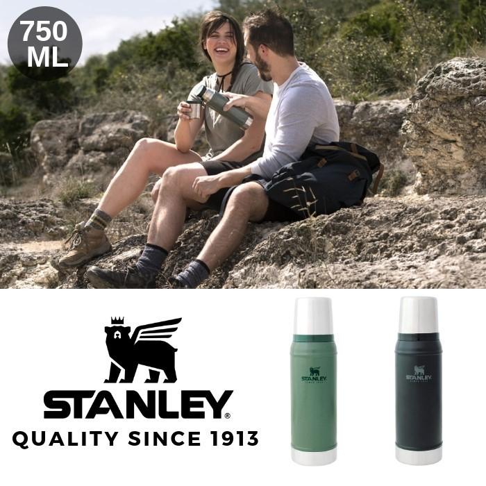 STANLEYスタンレー真空ボトルキャンプ750ml水筒保温保冷お茶コーヒー; STANLEY（スタンレー） 新ロゴ 水筒 マグ クラシック 真空ボトル