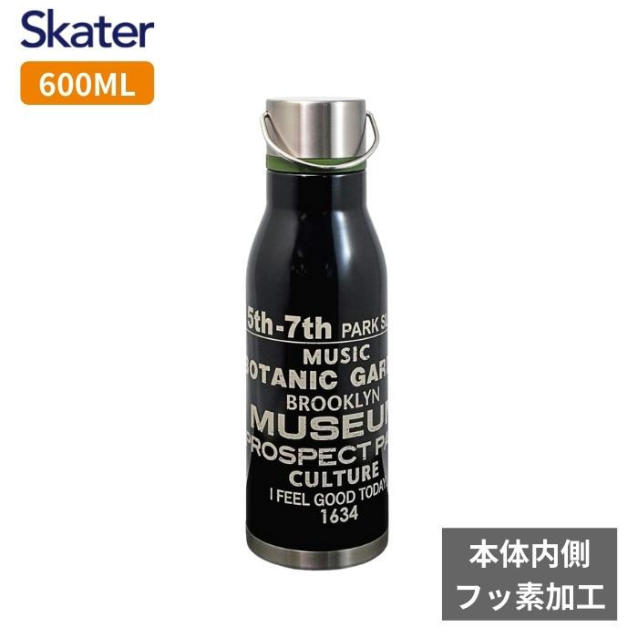 スケーター 水筒 マグ 子供 大人 軽量 保温 保冷 600ml リングハンドル ステンレス ボトル SSW6N 429071｜irodorikukan