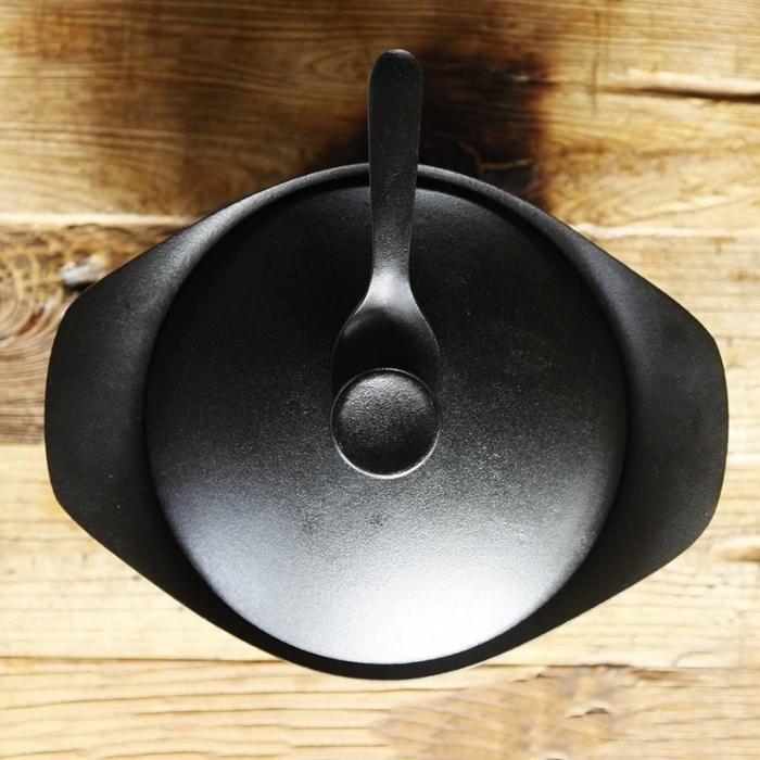 柳宗理 鍋 南部鉄器 深型 4905689312511 22cm 鉄器蓋 ハンドル付き