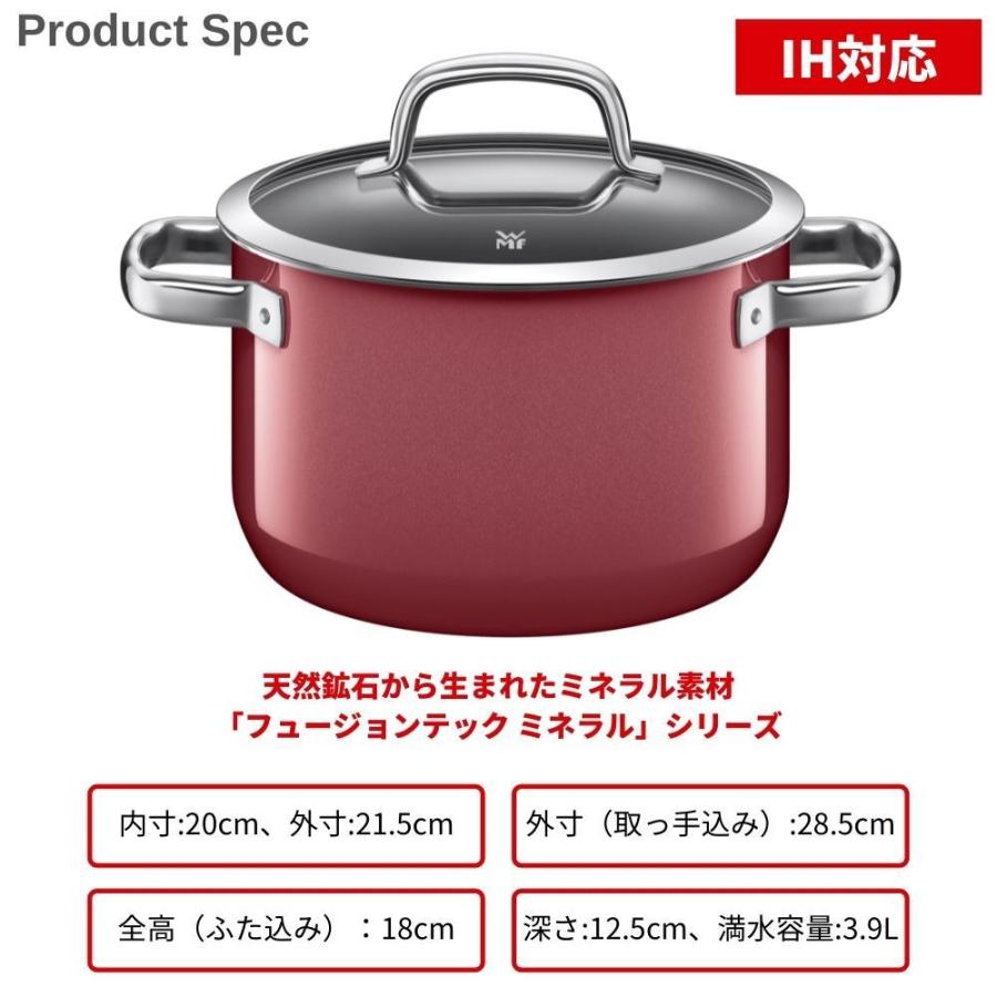 WMF（ヴェーエムエフ） ラッピング対応 両手鍋 20cm IH 対応 鍋 ハイ