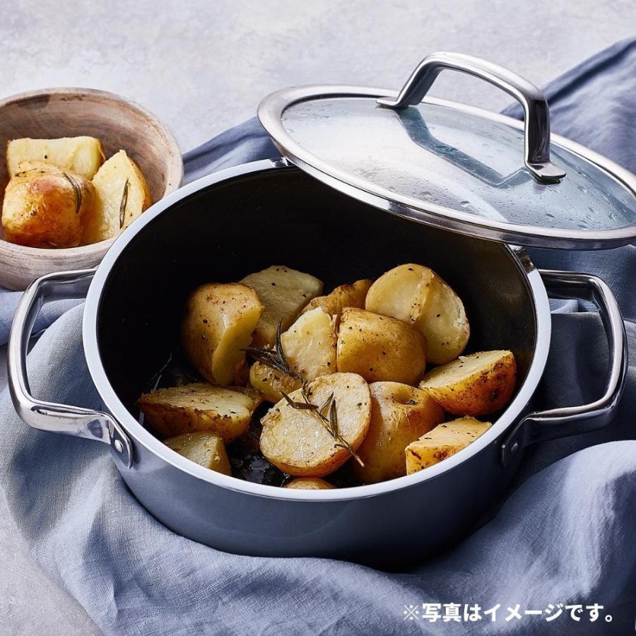 WMF ステンレス製 両手鍋 ゴールドハンドル 20cm フィスラードイツ WMF