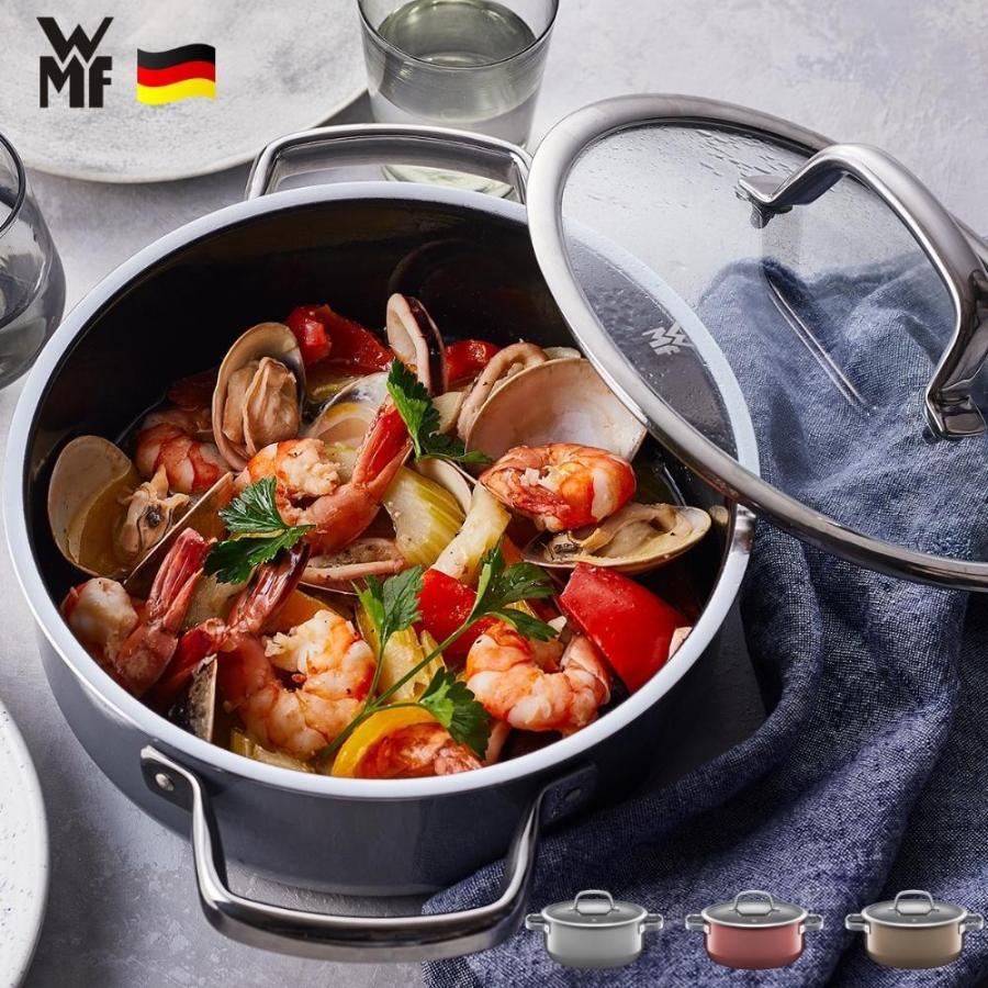 WMF - 【新品未使用】WMF 両手鍋 24㎝ WMF ラッピング対応 両手鍋 24cm IH 対応 鍋 ローキャセロール
