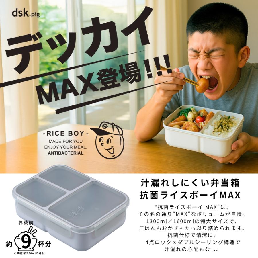 CB JAPAN（シービージャパン） dsk.pig 汁漏れしにくい弁当箱 抗菌