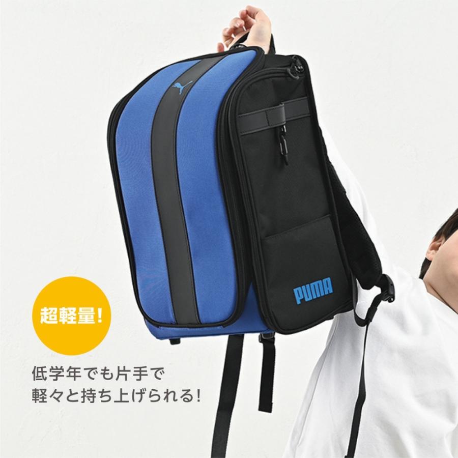 クツワ（KUTSUWA） プーマ 軽快学童リュック・ストライプ PM529