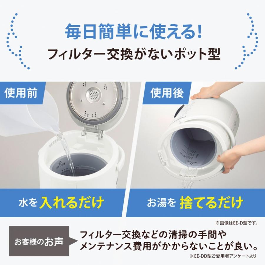 象印（ZOJIRUSHI） 新発売 加湿器 EE-RT50-WA ホワイト 4974305227812