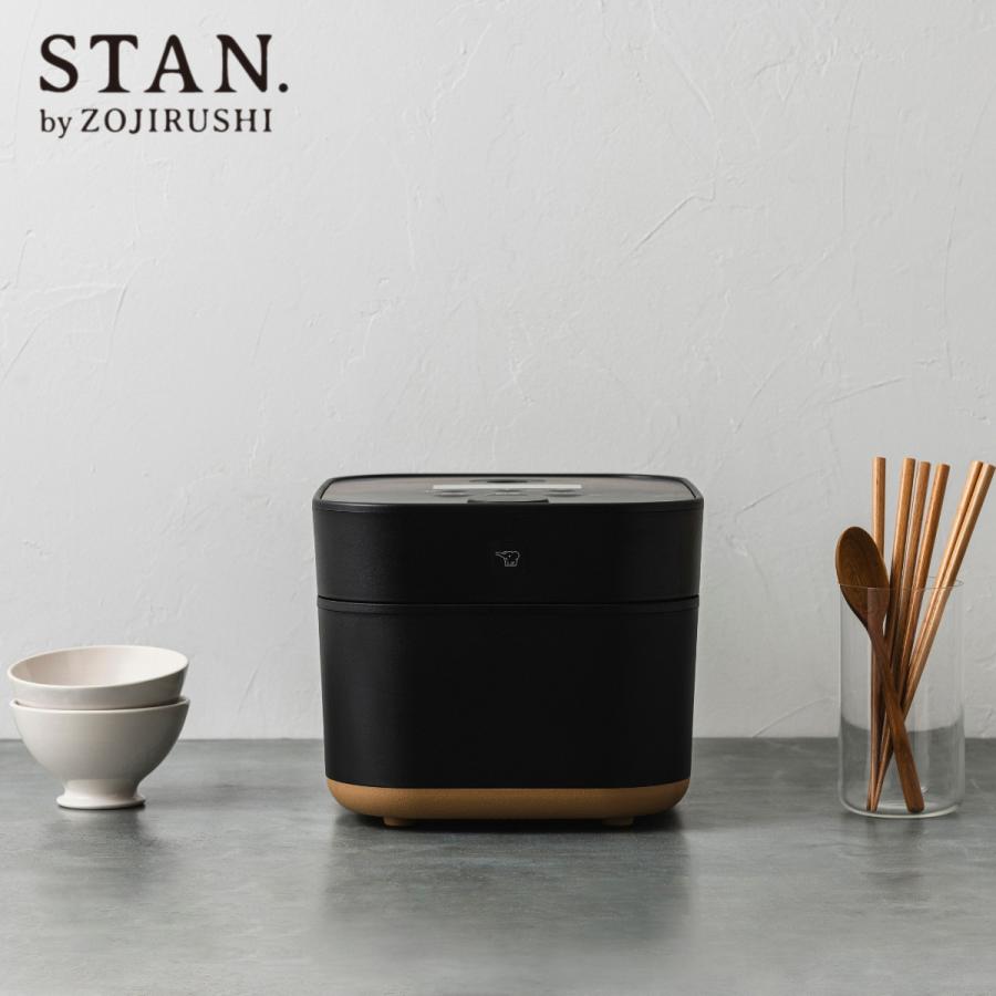 ZOJIRUSHI STAN. NW-SB10-BA 炊飯器 ブラック 象印（ZOJIRUSHI） STAN. IH炊飯ジャー 5.5合炊き ブラック ホワイト