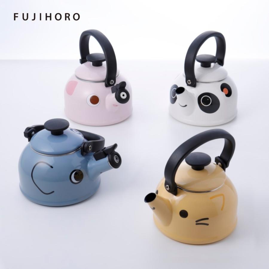 富士ホーロー どうぶつやかんシリーズ ケトル やかん 1.6L 1.8L 笛吹