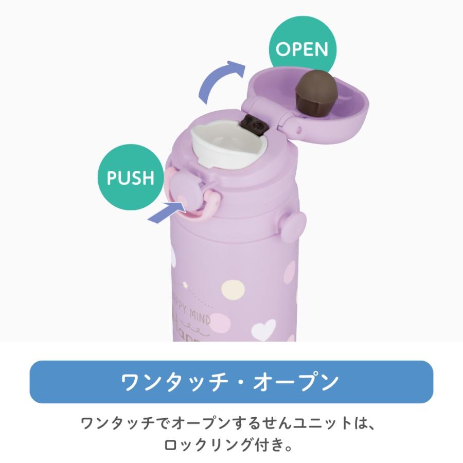 THERMOS（サーモス） 水筒 500ml JPF-500 保温 保冷 直飲み ワンタッチ