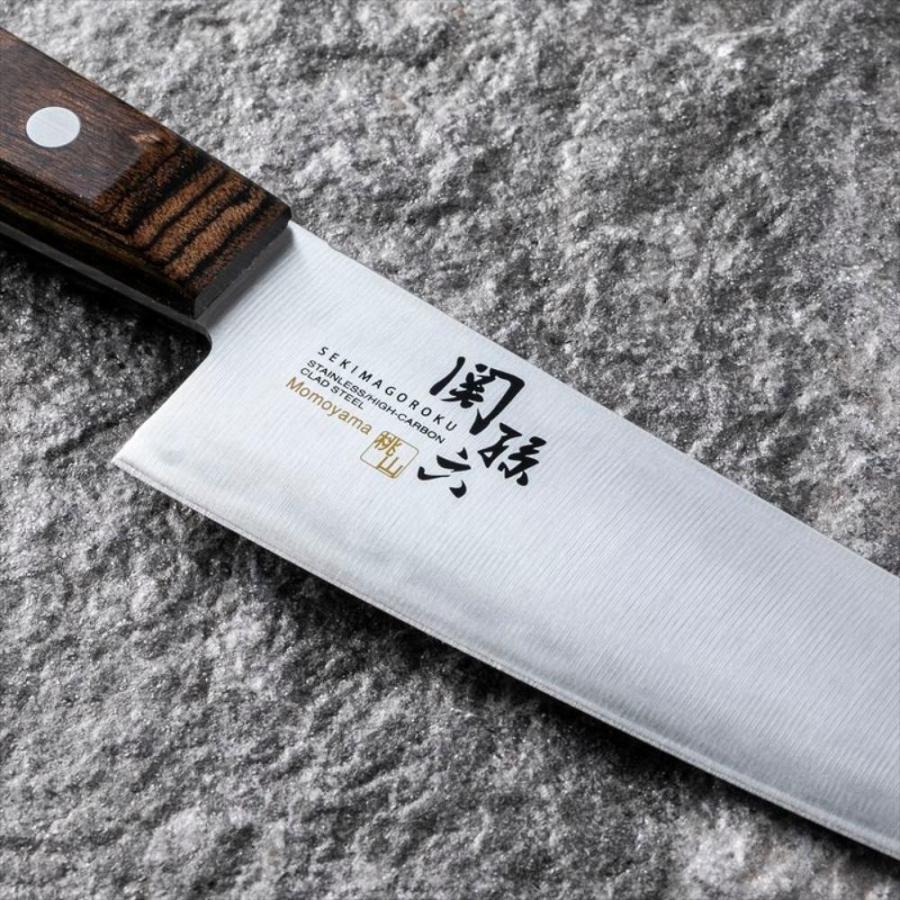 貝印 関孫六 包丁 桃山 牛刀 180mm AE-5148 切れ味 鍛冶 職人 日本製 切れ味のいい 包丁 ステンレス｜irodorikukanin｜05