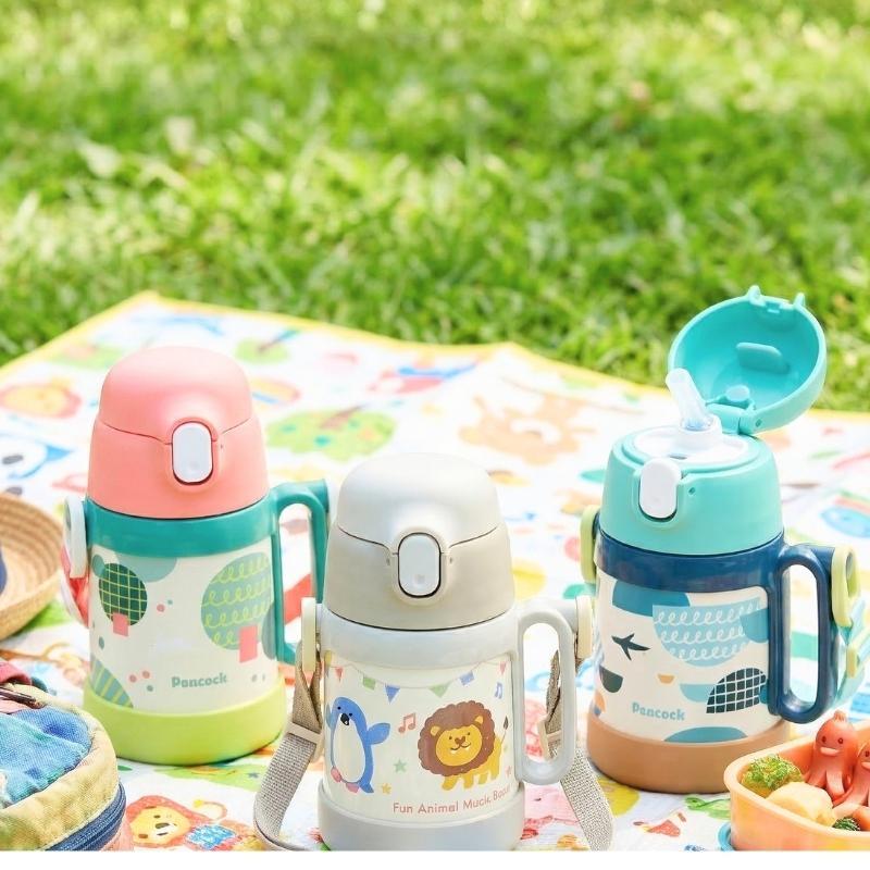 ピーコック魔法瓶工業 ピーコック 水筒 キッズ 子供 コップ ストロー付