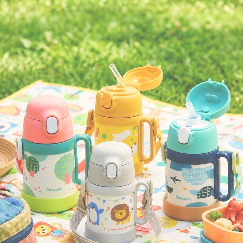 ピーコック魔法瓶工業 ピーコック 水筒 キッズ 子供 コップ ストロー付