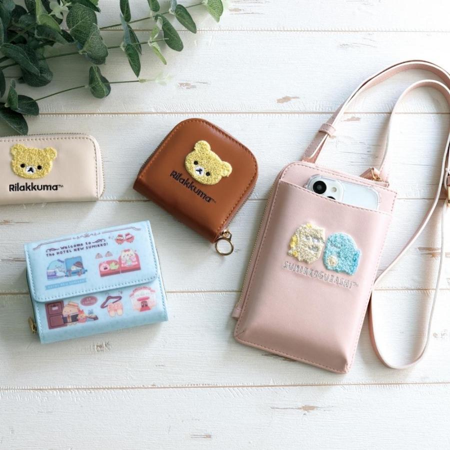 サンエックス 刺繍ロゴ スマホショルダー すみっコぐらし サンエックス 刺繍ロゴ スマホショルダー すみっコぐらし
