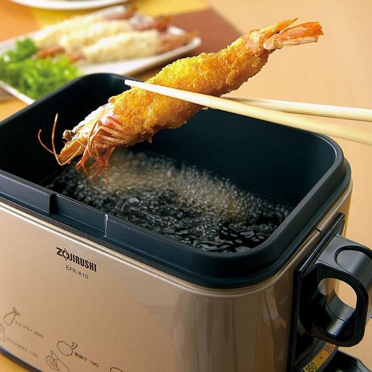 象印（ZOJIRUSHI） 電気フライヤー 内容器フッ素樹脂加工 EFK-A10-TJ