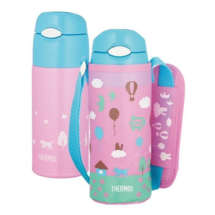 ご予約品 サーモス 水筒 マグ キッズ 子供 おしゃれ ストロー付き 保冷 400ml カバー付き ステンレス ボトル Fhl 401f Lp ライトピンク Toku Columbiatools Com